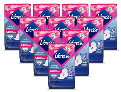 Libresse Comfort & Security Maandverband Maxi Plus Multiverpakking