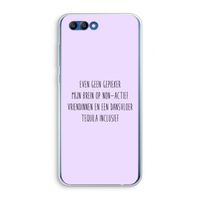 Tequila: Honor 10 Transparant Hoesje