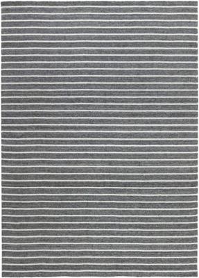 Rezas - Nouveau Stripes - CHP-16-11, Dark Grey White (Black) - 140x200