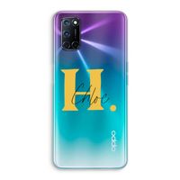 Amber Script: Oppo A92 Transparant Hoesje