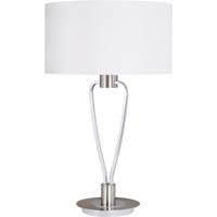 LED Tafellamp Mat Nikkel - E27 Fitting - Aluminium Tafelverlichting