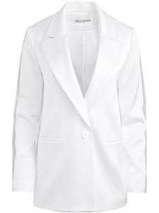 alice + olivia blazer Denny à ornements en cristal - Blanc