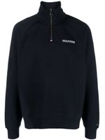 Tommy Hilfiger sweat Monotype à logo brodé - Bleu