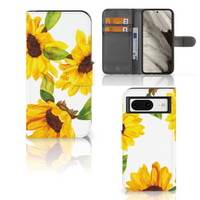 Hoesje voor Google Pixel 8 Zonnebloemen