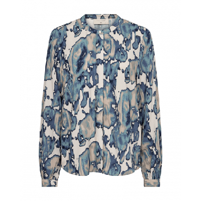 FreeQuent - Blauw | Dames | Blouse | Blauw | XXL | regular | Kamst mode
