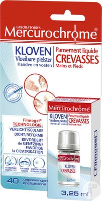 Mercuro Vloeibare Pleister Kloven