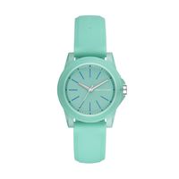 Horlogeband Armani Exchange AX4362 Silicoon Turquoise 20mm