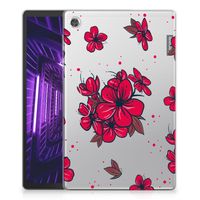 Lenovo Tab M10 Plus Siliconen Hoesje Blossom Red