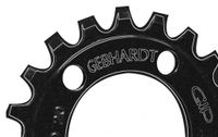 Gebhardt Kettingblad 52T BCD 130mm zwart - thumbnail
