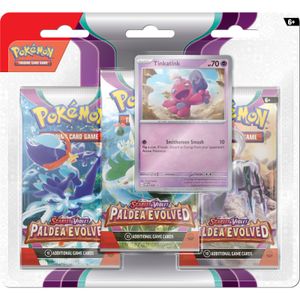 Pokémon TCG: Scarlet & Violet Paldea Evolved 3-boosterblister Verzamelkaarten