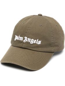 Palm Angels casquette à logo brodé - Vert