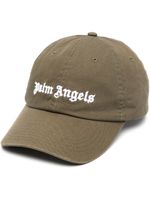 Palm Angels casquette à logo brodé - Vert