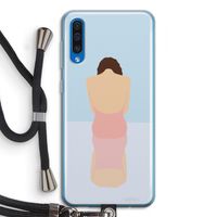 Mirror: Samsung Galaxy A50 Transparant Hoesje met koord