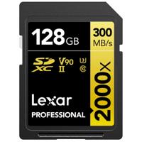 Lexar Pro Gold 128GB SDXC V90 UHS-II - R300/W260 MB/s