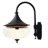 KonstSmide WandlampLibra klassiek 45cm mat zwart - 619-750