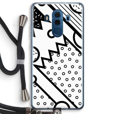Pop Art #4: Huawei Mate 10 Pro Transparant Hoesje met koord Pop Art #4: Huawei Mate 10 Pro Transparant Hoesje met koord