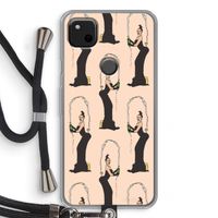 Pop Some Kim: Pixel 4a Transparant Hoesje met koord