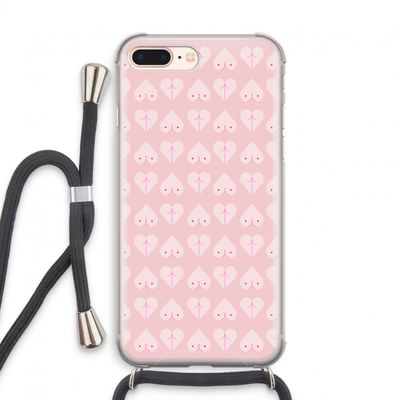 Ass 'n Titties: iPhone 7 PLUS Transparant Hoesje met koord