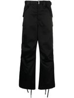 sacai pantalon droit à poches cargo - Noir