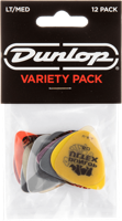 Dunlop PVP101 Plectrum Variety Light/Medium 12-Pack