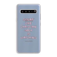 Christian Grey: Samsung Galaxy S10 5G Transparant Hoesje