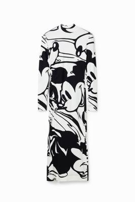 Midi-jurk met Mickey Mouse - WHITE - XL