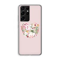 GRL PWR Flower: Samsung Galaxy S21 Ultra Transparant Hoesje