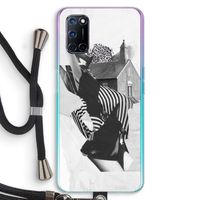House: Oppo A92 Transparant Hoesje met koord House: Oppo A92 Transparant Hoesje met koord