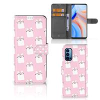 OPPO Reno 4 Pro 5G | Telefoonhoesje | Met pasjeshouder | Sleeping Cats