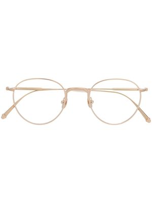 Matsuda lunettes de vue à monture ronde - Or