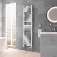 Eastbrook Biava multirail handdoekradiator 45x170cm 843W wit mat - thumbnail