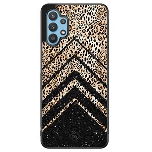 Samsung Galaxy A32 5G hoesje - Chevron luipaard