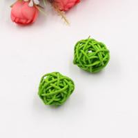 10 stuks kunstmatige stro bal voor Birthday Party bruiloft Kerstmis Home decor (groen)