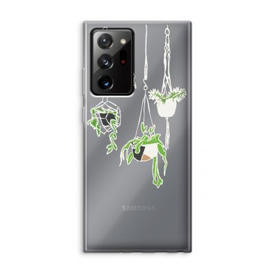 Hang In There: Samsung Galaxy Note 20 Ultra / Note 20 Ultra 5G Transparant Hoesje