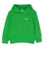 Calvin Klein Kids hoodie à logo imprimé - Vert