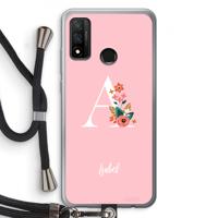 Pink Bouquet: Huawei P Smart (2020) Transparant Hoesje met koord
