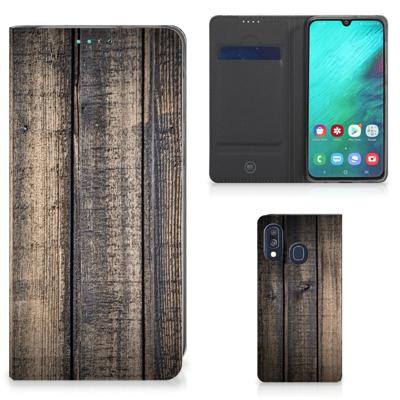 Samsung Galaxy A40 Book | Wallet Case | Steigerhout