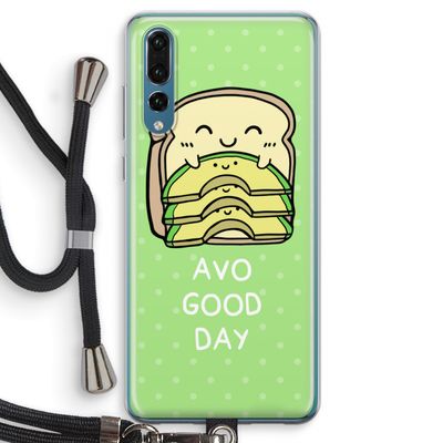 Avo Good Day: Huawei P20 Pro Transparant Hoesje met koord