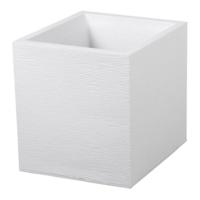 Bloempot EDA Rood Antraciet Donker grijs Plastic Vierkant 5 cm