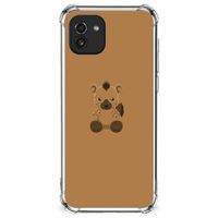 Samsung Galaxy A03 Stevig Bumper Hoesje Baby Hyena - thumbnail