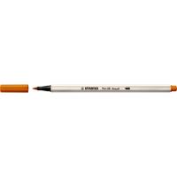 STABILO Pen 68 brush, premium brush viltstift, oranje, per stuk