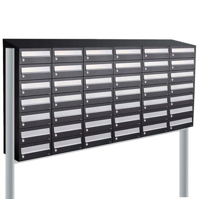 Allux Hive Set 6-Breed, 7-Hoog Met Dak Op Statief Zwart - 40030070_6x7ds