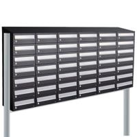 Allux Hive Set 6-Breed, 7-Hoog Met Dak Op Statief Zwart - 40030070_6x7ds
