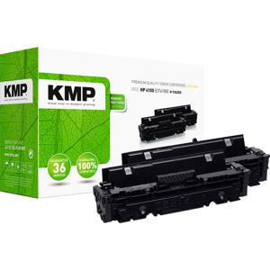 KMP Toner vervangt HP HP 410X (CF410X) Compatibel 2-pack Zwart 6500 bladzijden H-T242XD 2538,3021