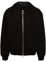 Acne Studios veste en coton à capuche - Noir