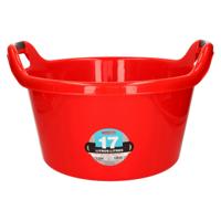 Plastic Forte Afwasbak - 15L - rood - 42 x 40 x 25 cm - met handvatten - teiltje