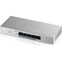 ZyXEL GS1200-5HP v2 Managed Gigabit Ethernet (10/100/1000) Power over Ethernet (PoE) Grijs - thumbnail
