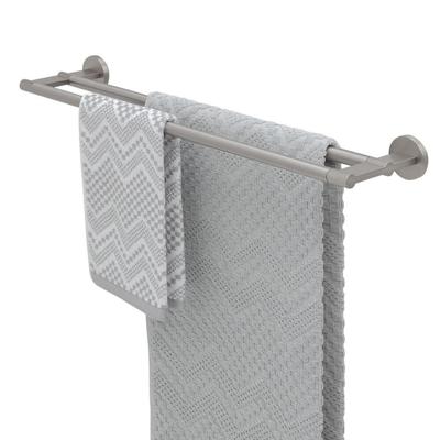 Tiger Noon Handdoekhouder - 60cm - dubbel - geborsteld RVS 1321130946