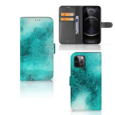 Hoesje Apple iPhone 12 Pro Max Painting Blue