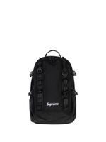 Supreme sac à dos à patch logo - Noir